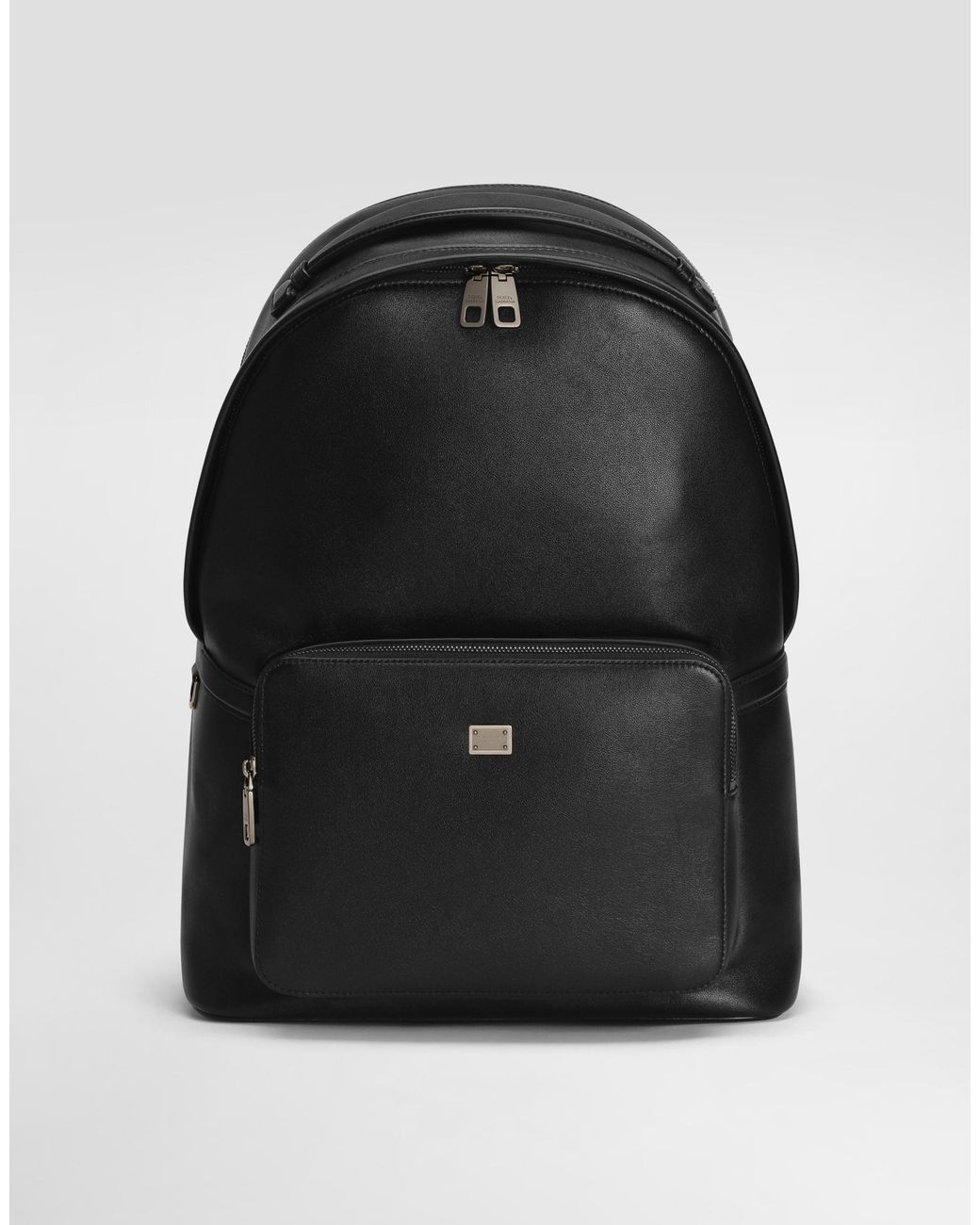 Dolce & Gabbana Black Calfskin Backpack for men