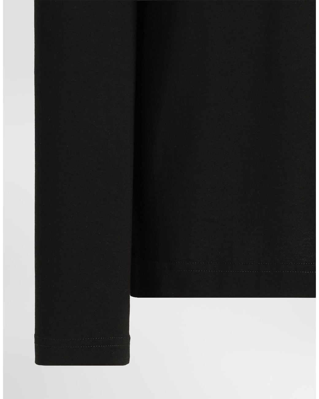 Dolce & Gabbana T-Shirt Aus Jersey in Black für Herren