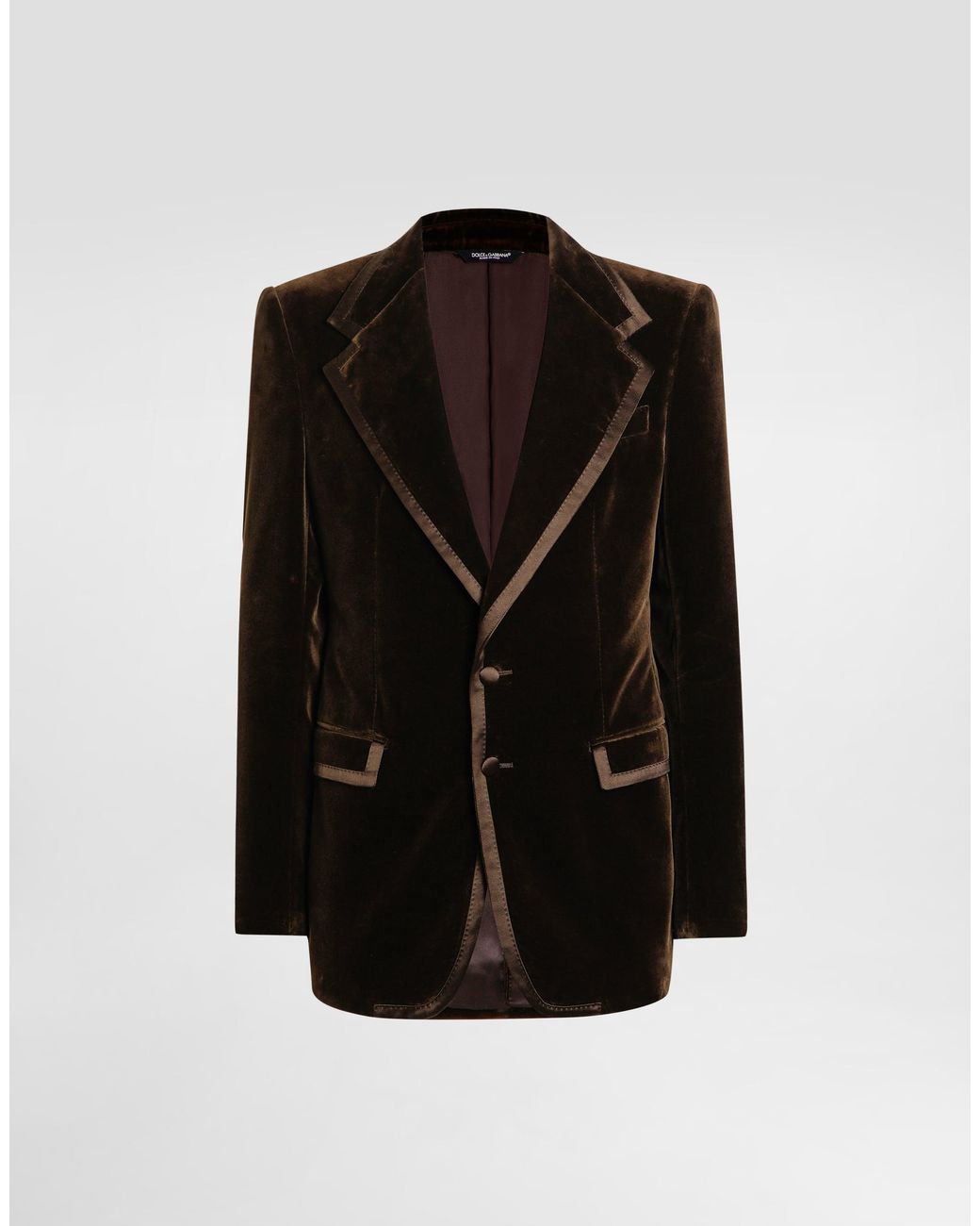Dolce & Gabbana Black Single-Breasted Jacket for men