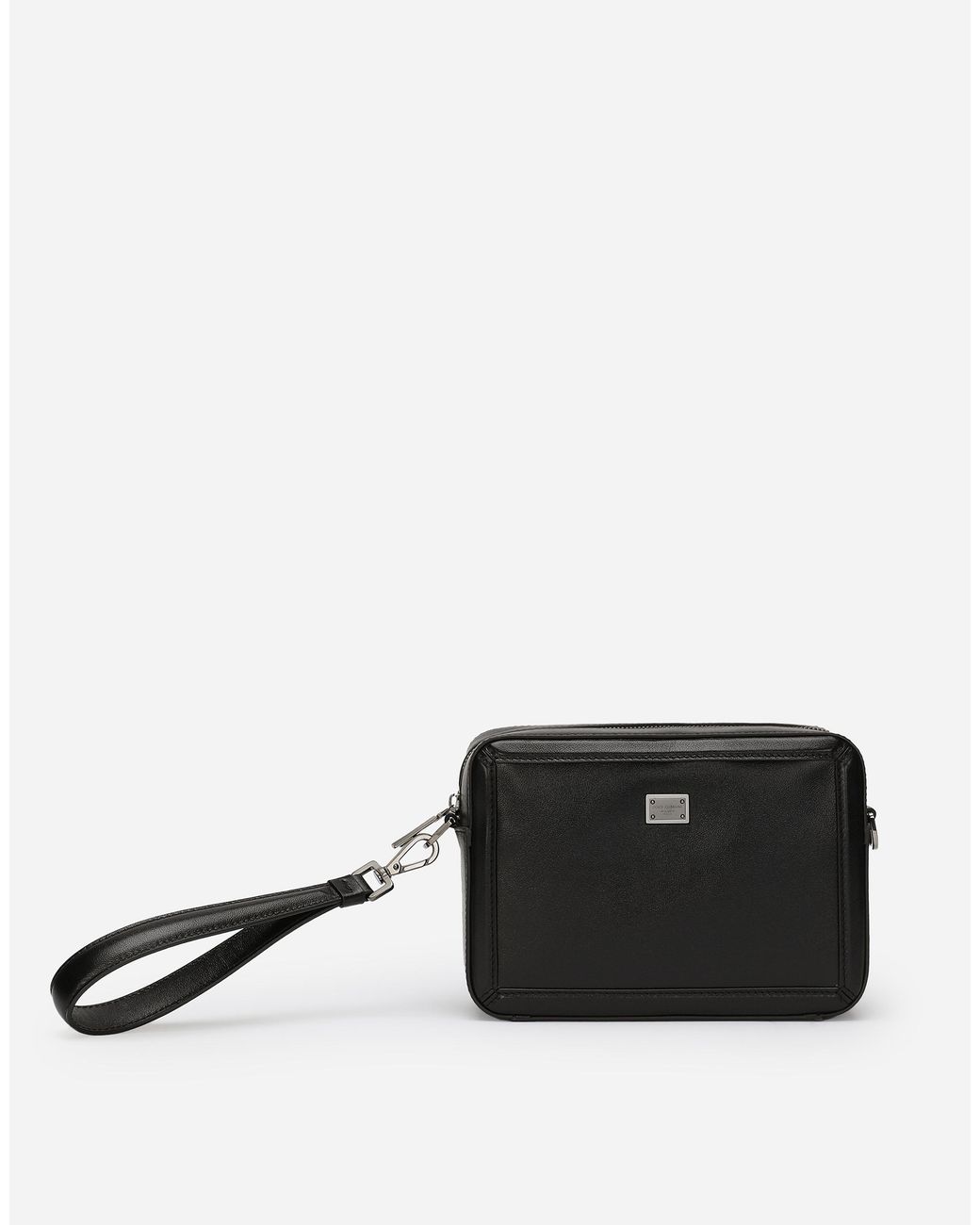 Dolce & Gabbana Black Calfskin Mini Bag for men