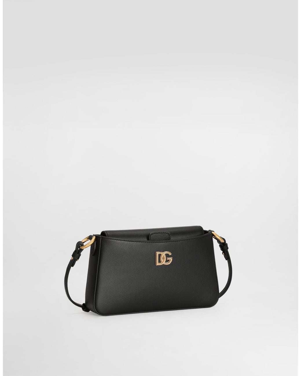 Dolce & Gabbana Black Calfskin Phone Bag