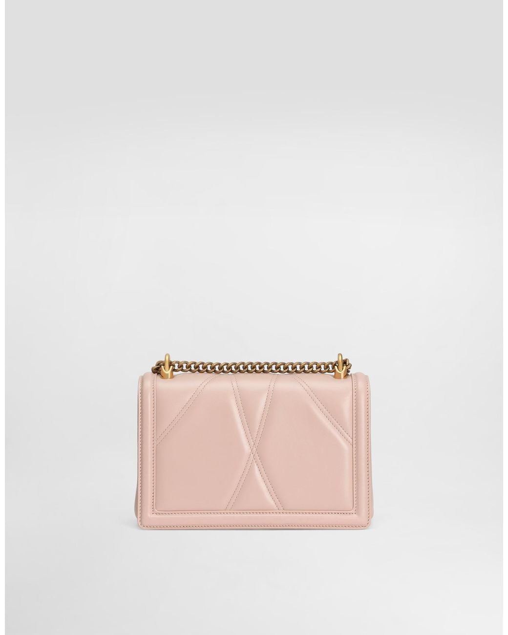 Dolce & Gabbana Pink Medium Devotion Shoulder Bag