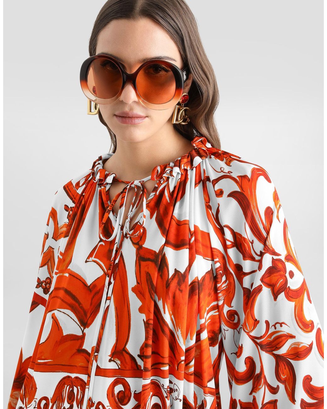 Dolce & Gabbana Red Blusa