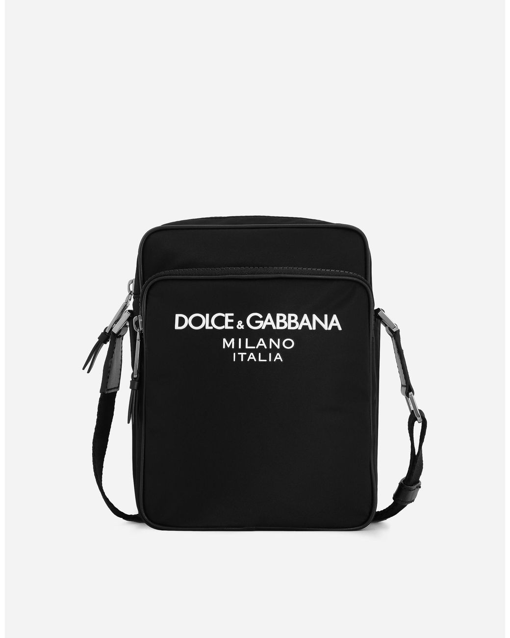 Dolce Gabbana Nylon Crossbody Bag in Black for Men Lyst