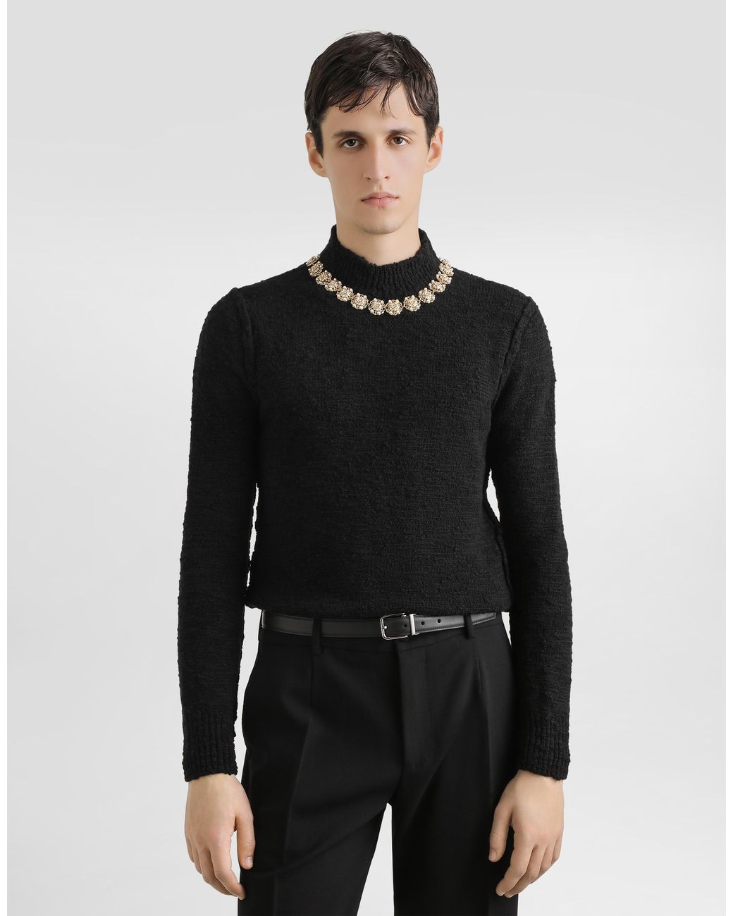 Pullover di Dolce & Gabbana in Black da Uomo