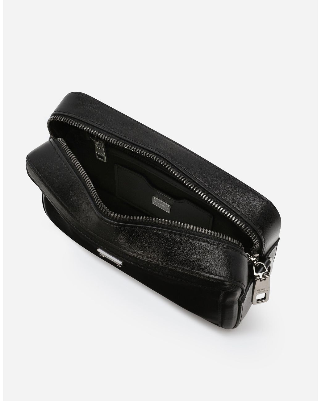 Dolce & Gabbana Black Calfskin Mini Bag for men