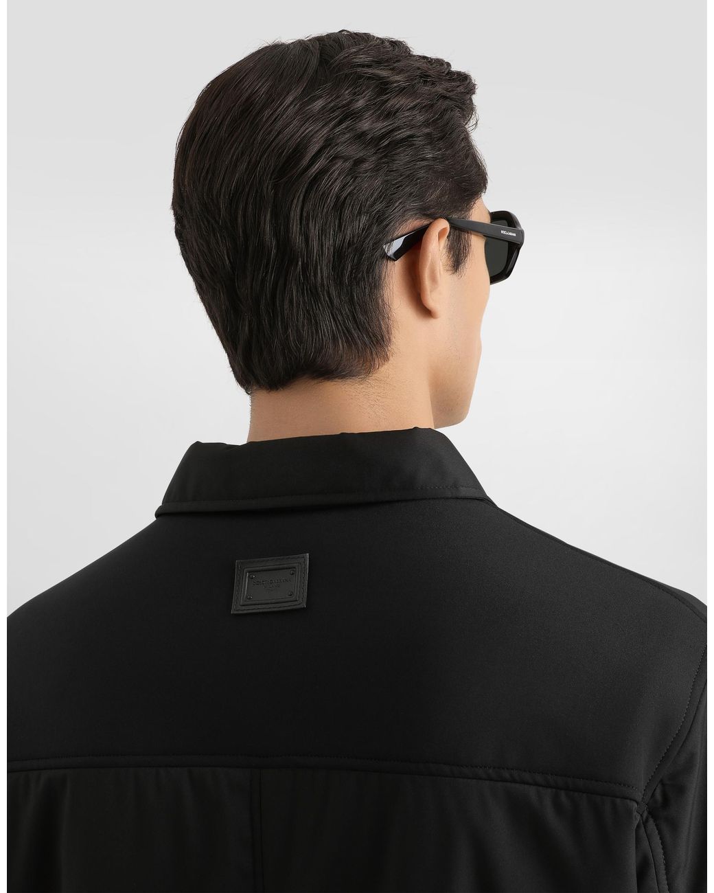 Dolce & Gabbana Black Scuba Jacket for men