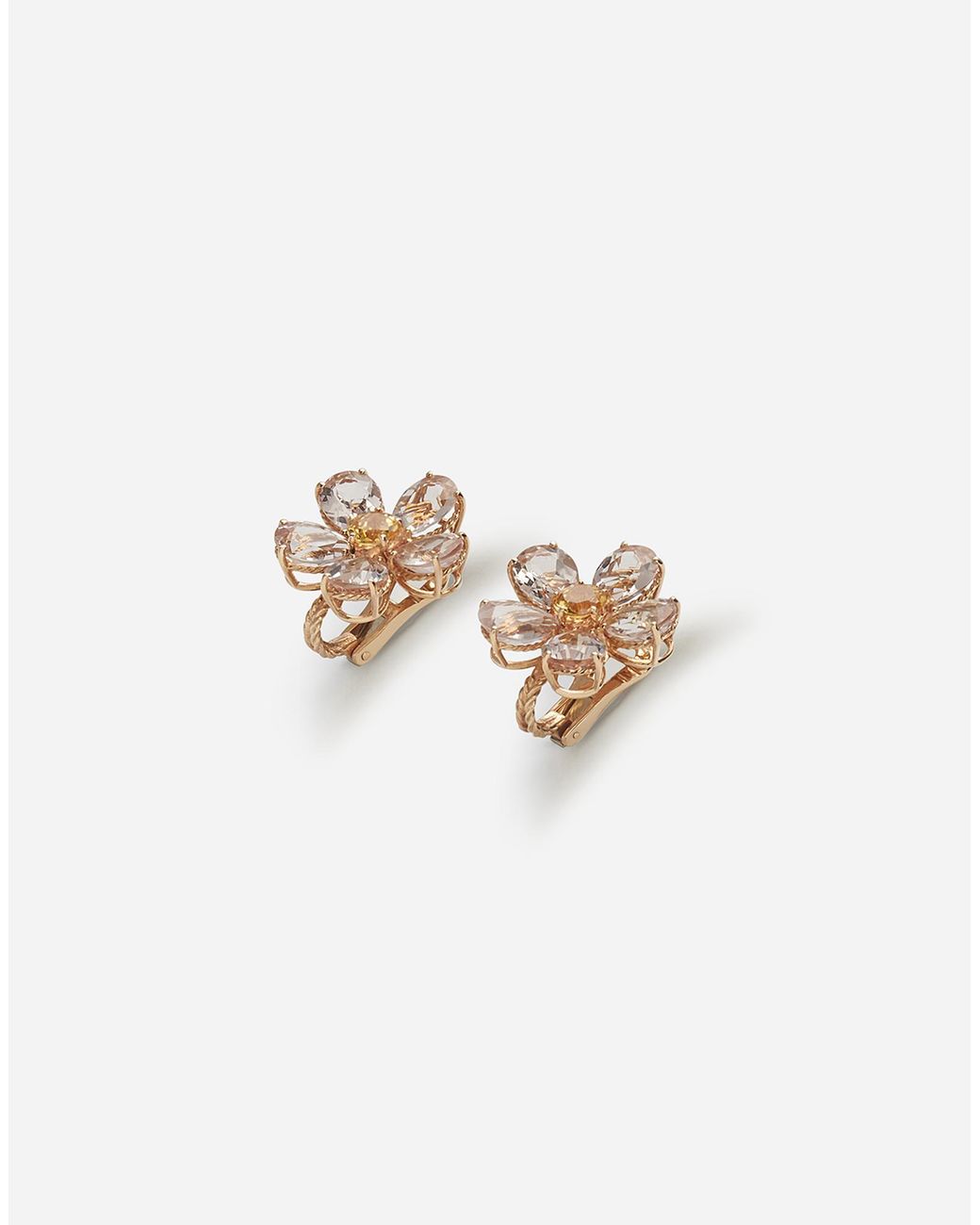 Dolce & Gabbana Black Earrings With Sapphires