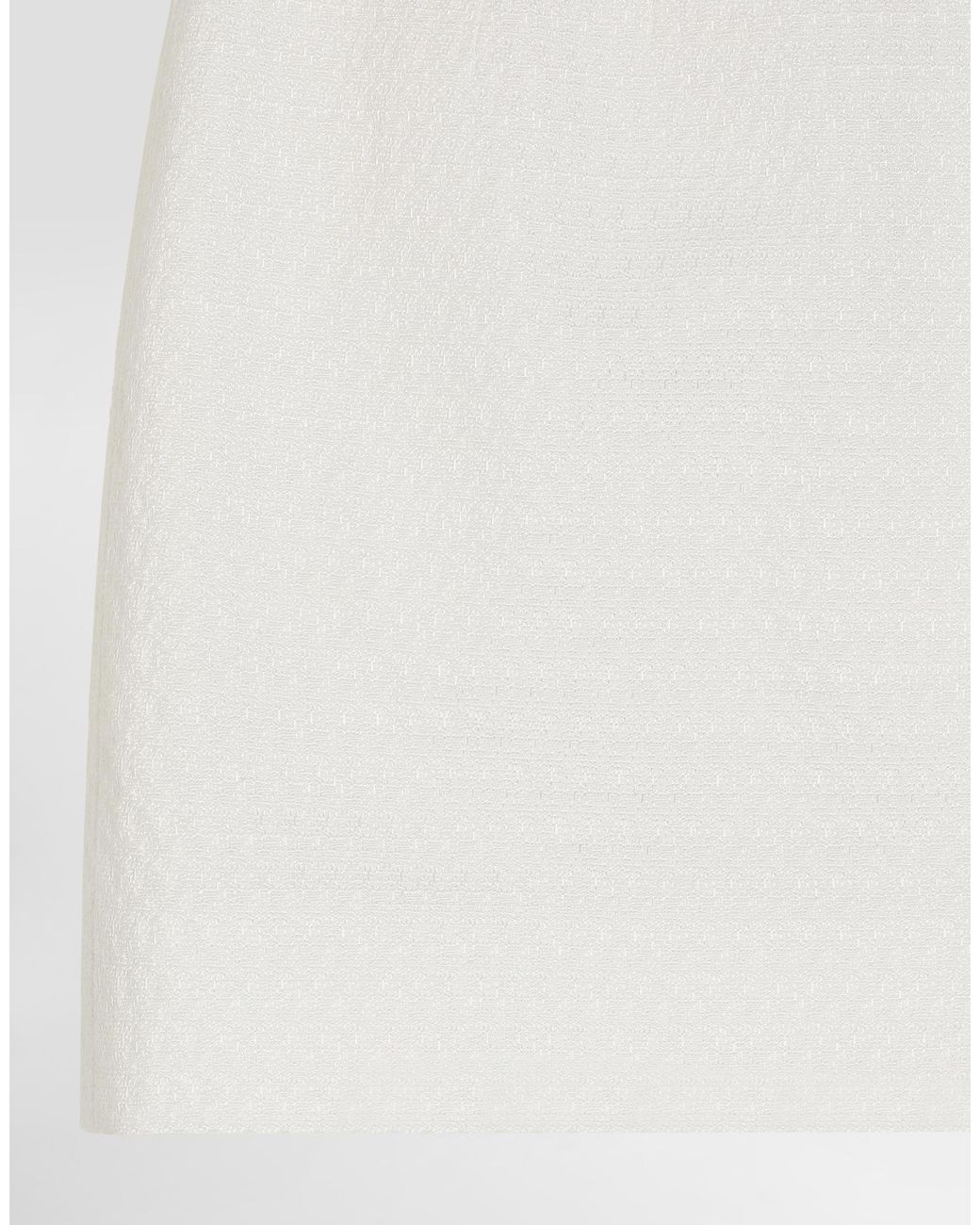 Dolce & Gabbana White Miniskirt