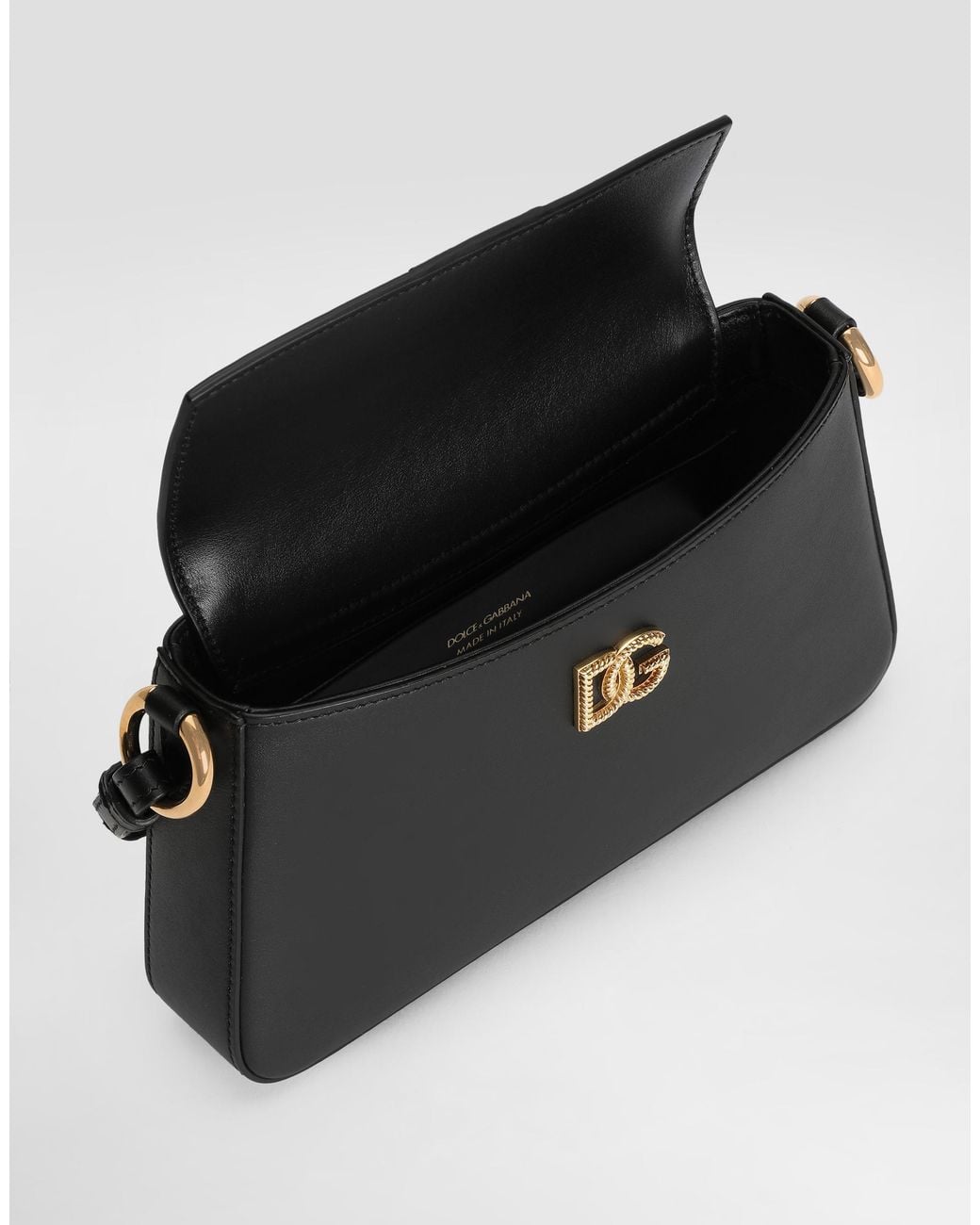 Dolce & Gabbana Black Calfskin Phone Bag
