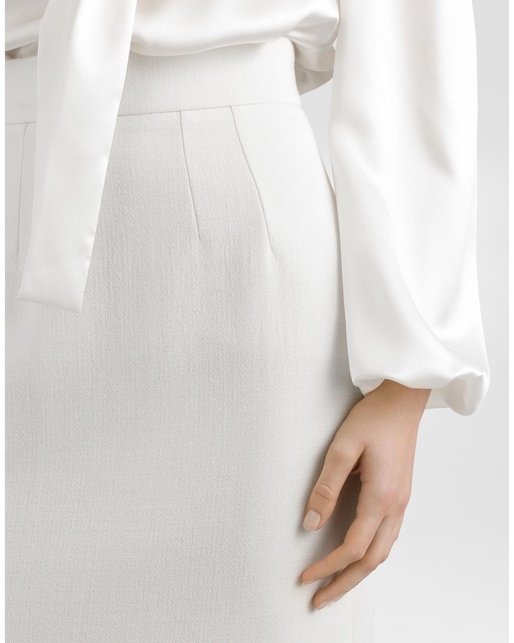 Dolce & Gabbana White Skirt