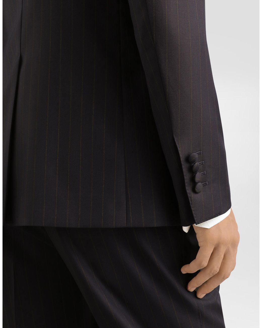Dolce & Gabbana Blue Double-Breasted Sicilia Light Jacket for men