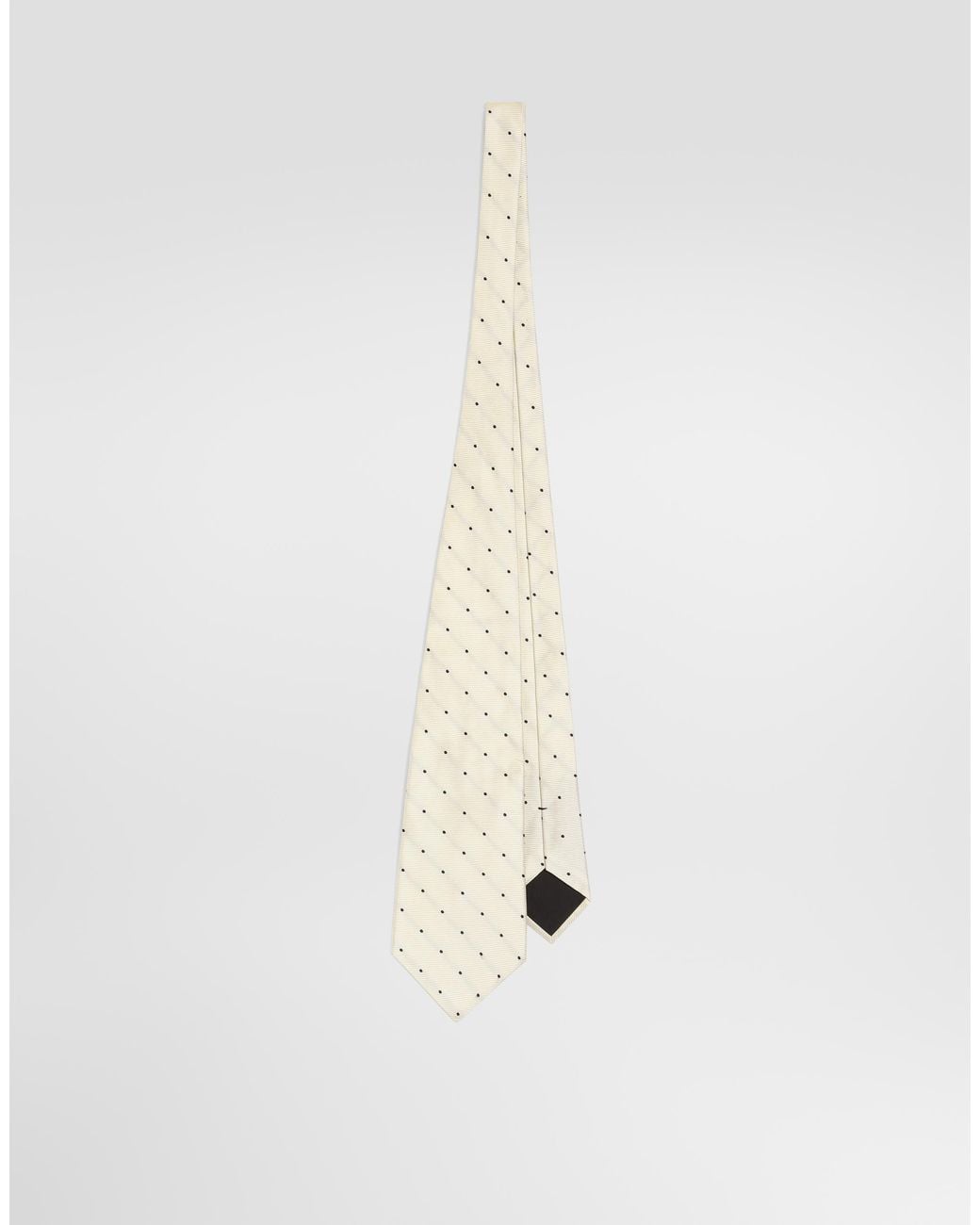 Dolce & Gabbana White Polka Dot Jacquard Tie for men