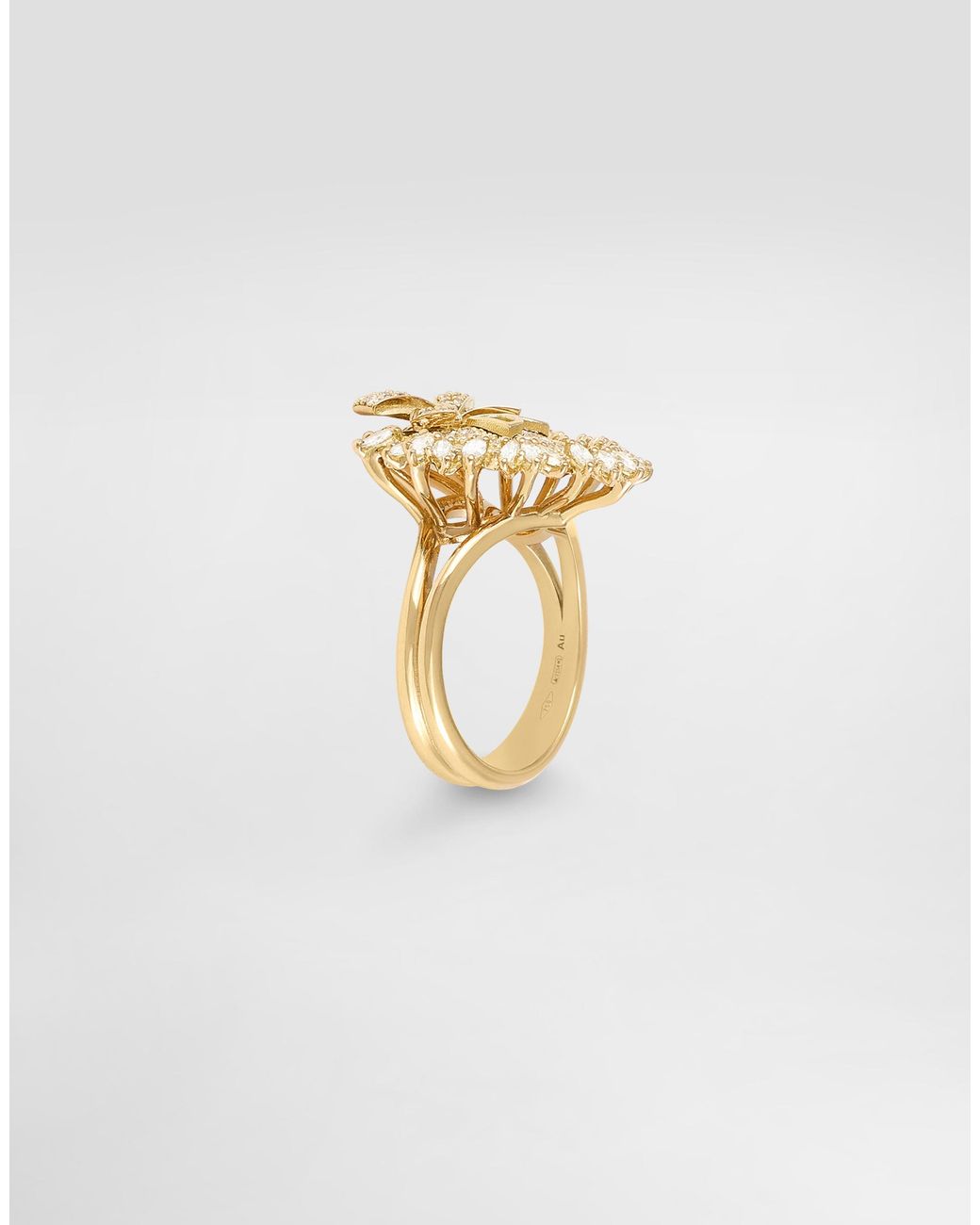 Dolce & Gabbana White Devotion Ring 18 Carat And Diamonds