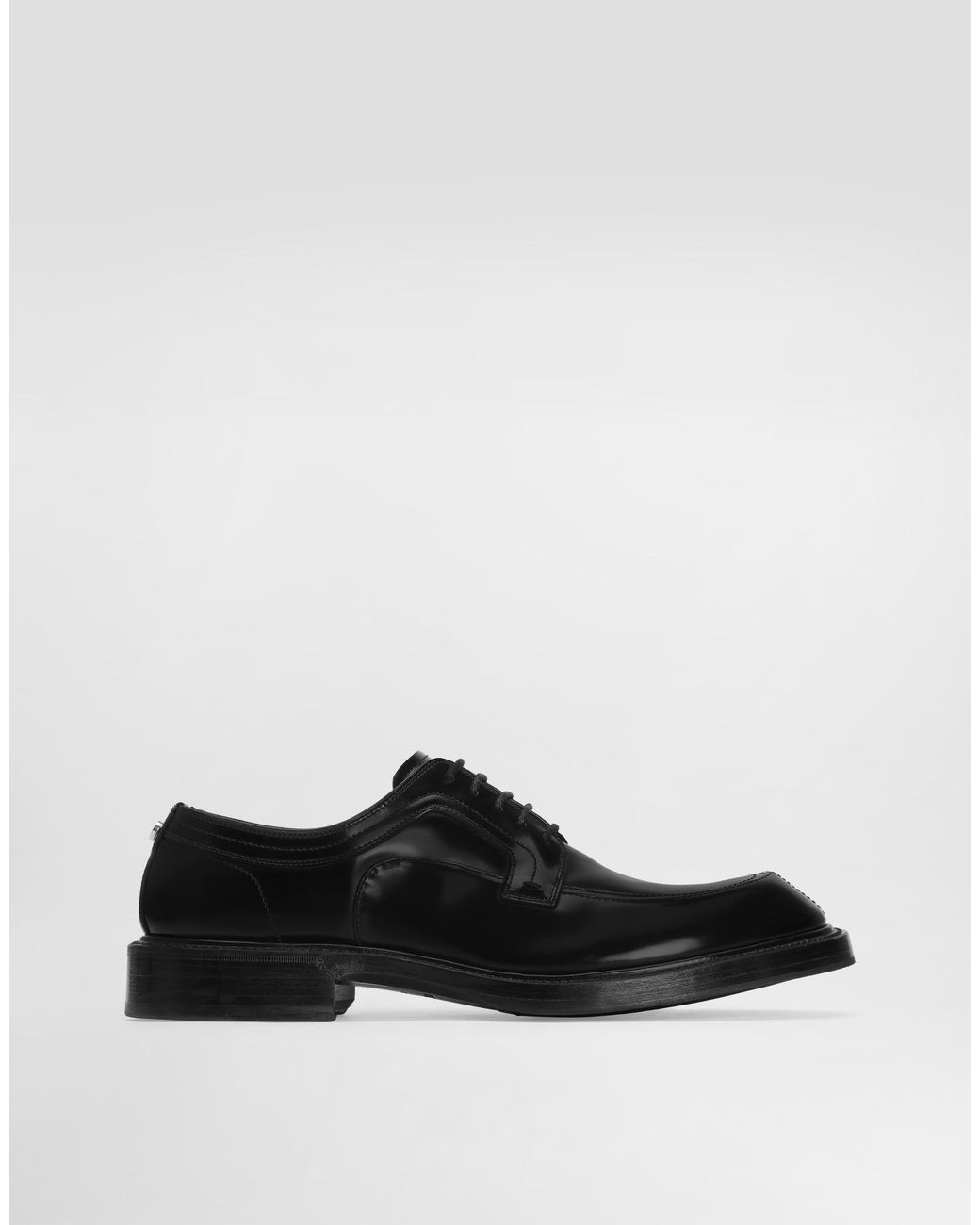 Dolce & Gabbana White Calfskin Derby Shoes for men