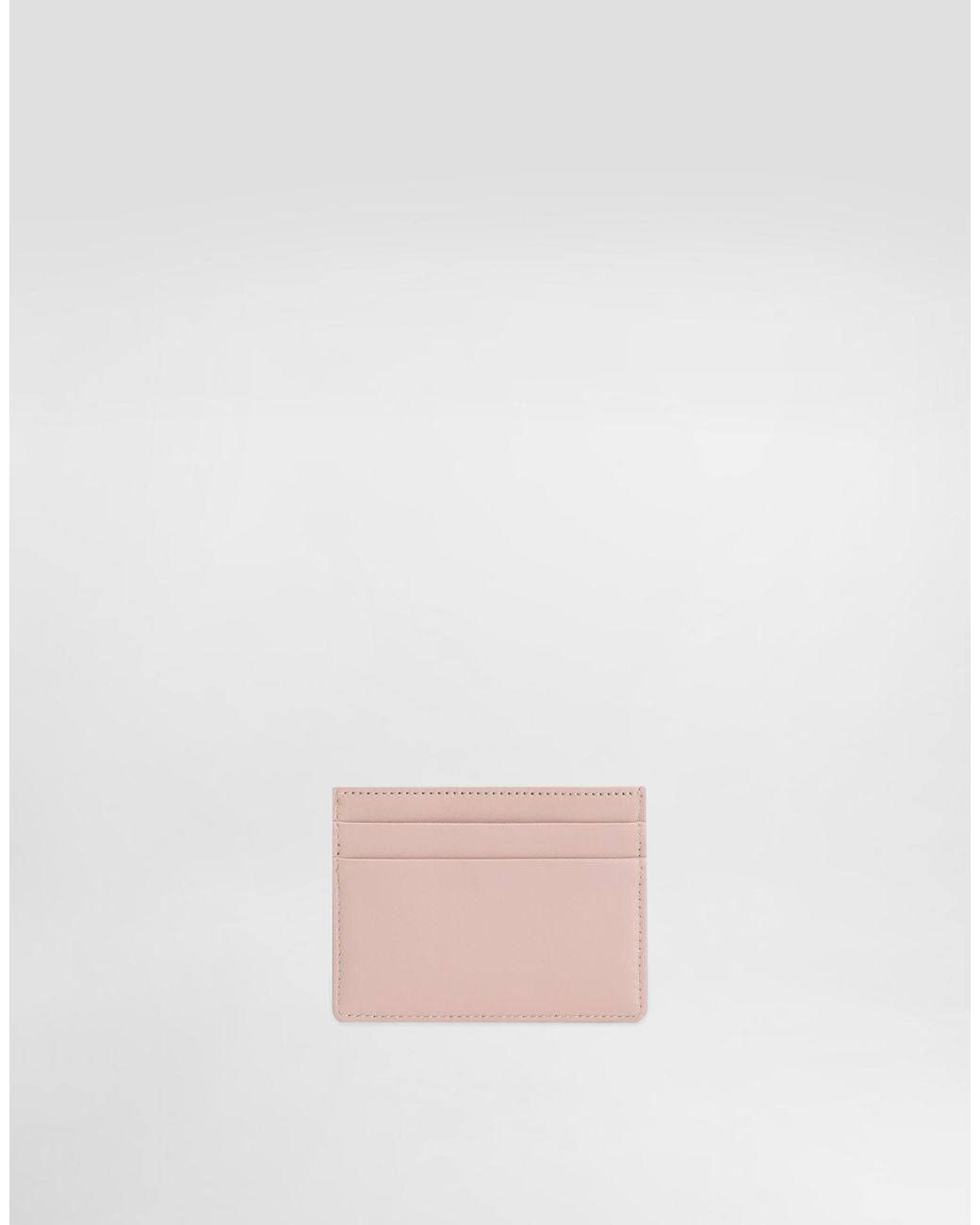 Dolce & Gabbana Pink Devotion Quilted Leather Card Holder