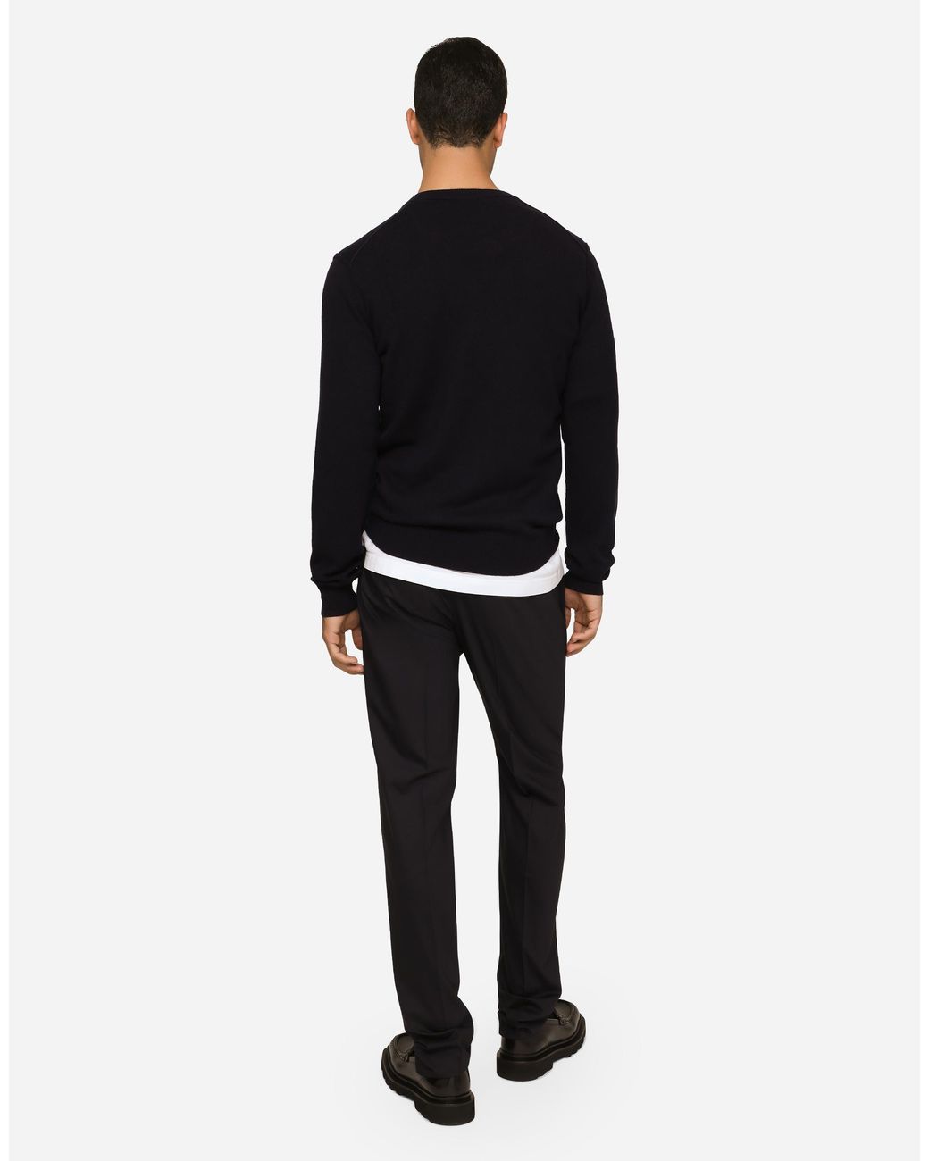 Dolce & Gabbana Blue Pull Girocollo for men