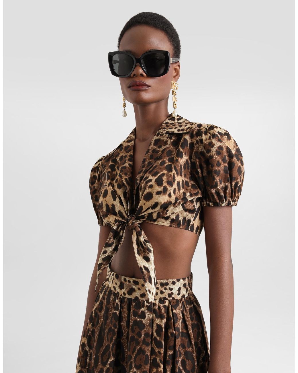 Dolce & Gabbana White Leo- Poplin Shirt