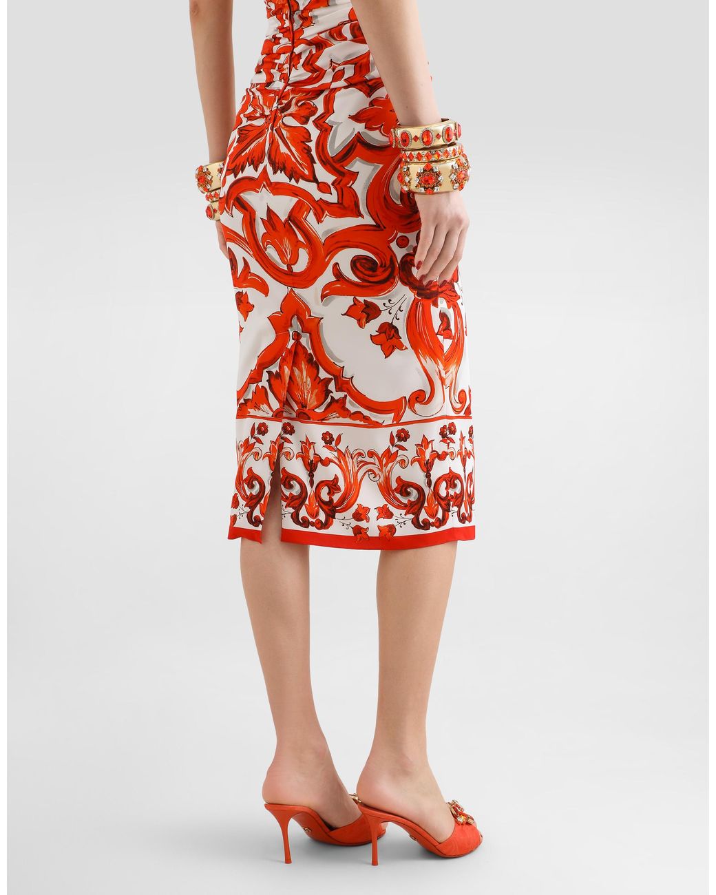 Dolce & Gabbana Red Abito