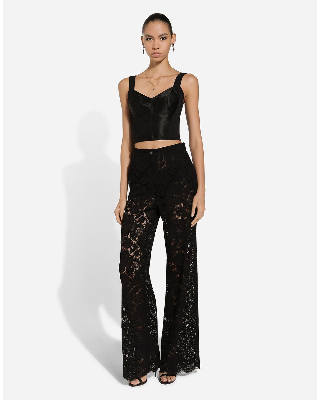 Dolce & Gabbana Black Pants & Shorts