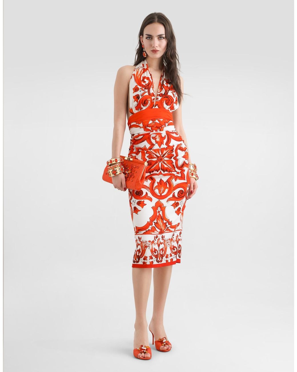 Dolce & Gabbana Red Abito