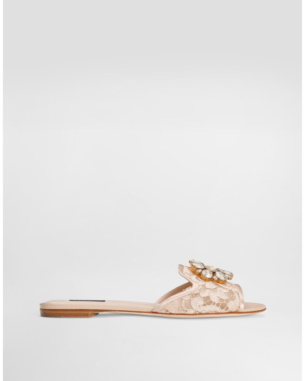 Dolce & Gabbana Pink Ciabatta Flat