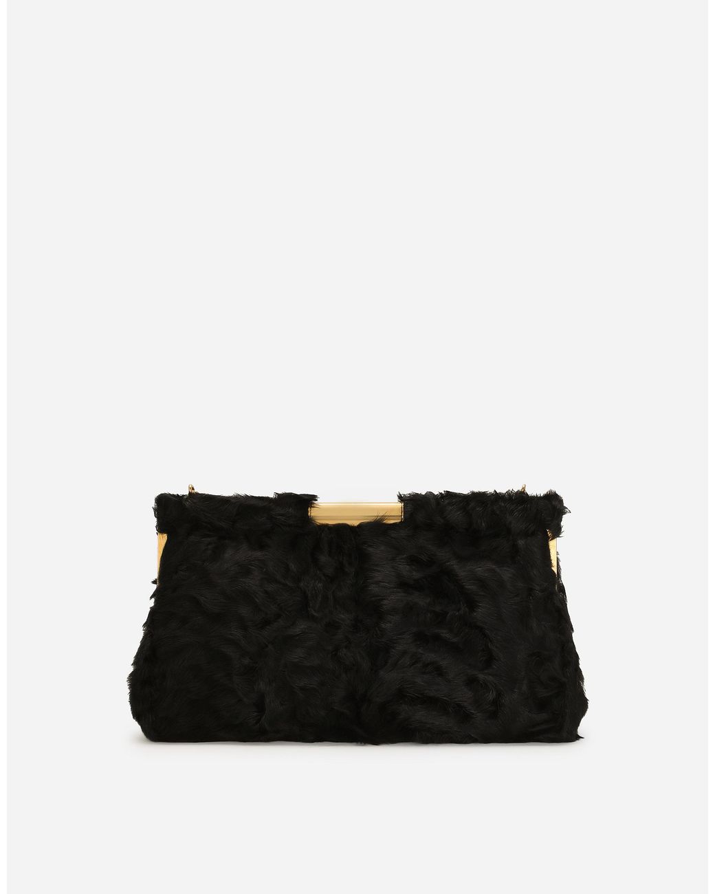 Dolce & Gabbana Black Large Marlene Shoulder Bag