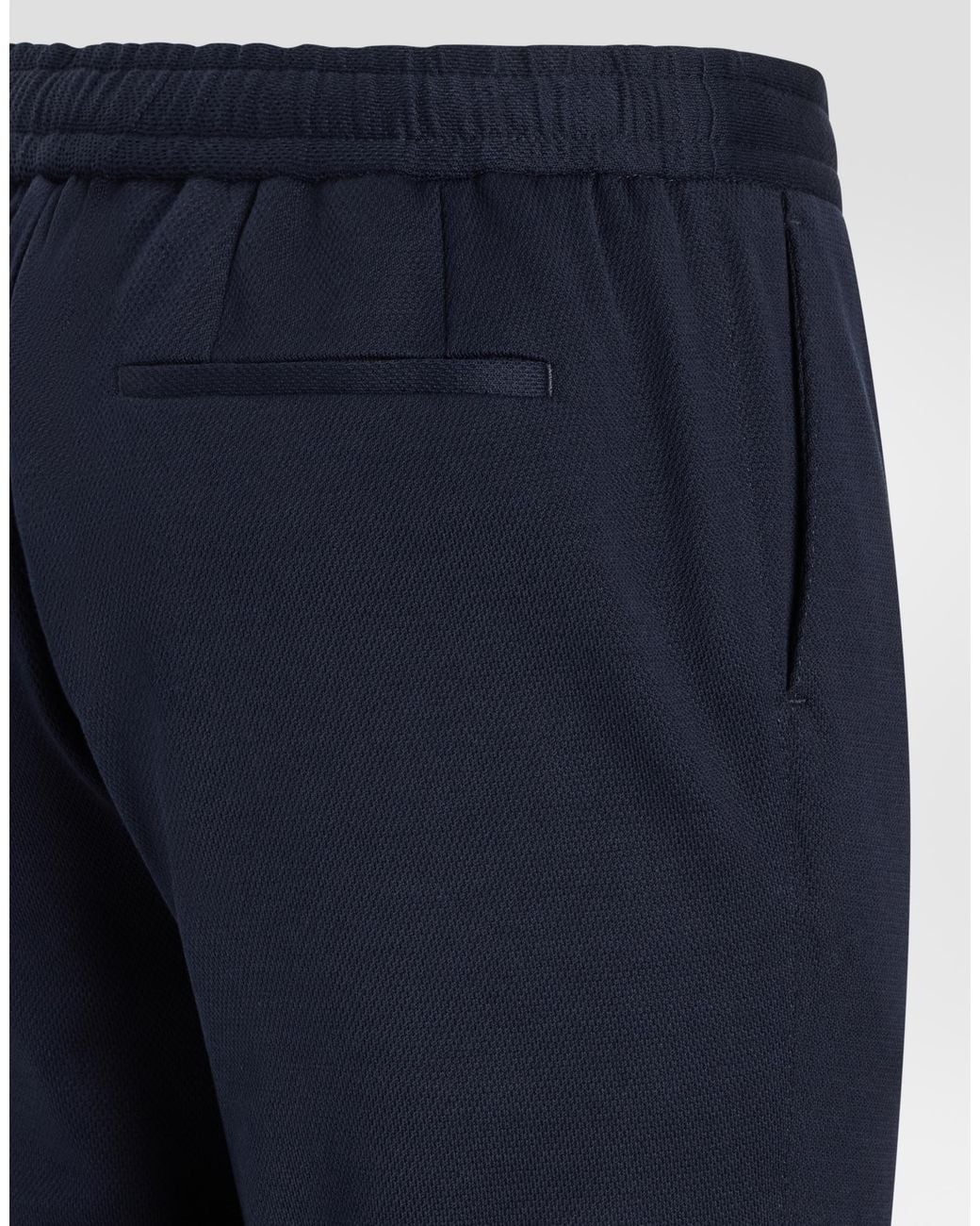 Dolce & Gabbana Blue Jersey Jogging Trousers for men