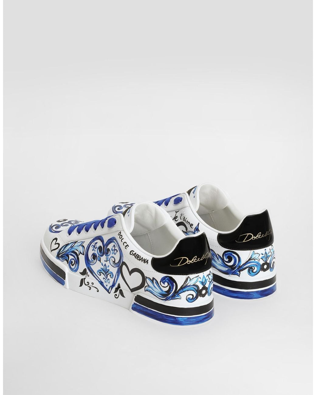 Dolce & Gabbana Blue Limited Edition Portofino Light Sneaker