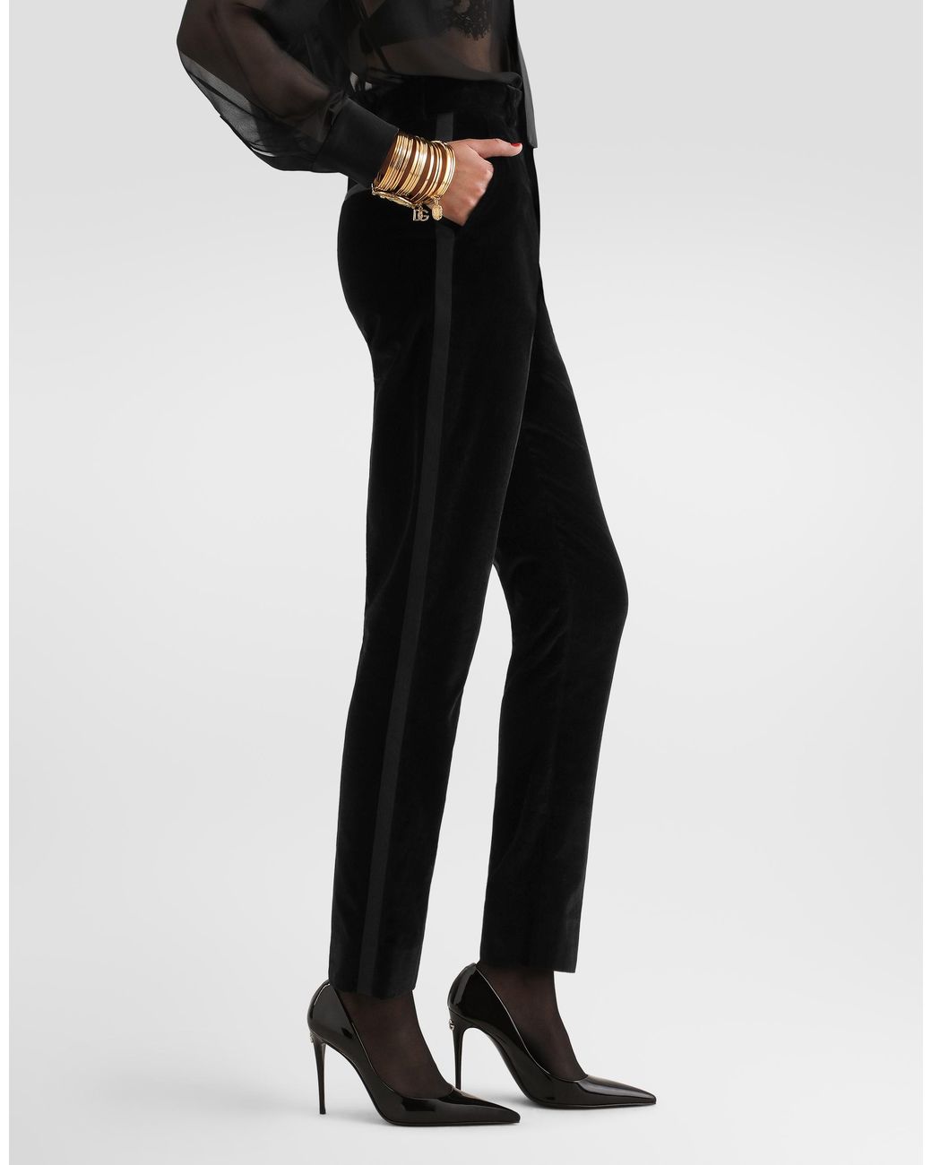Dolce & Gabbana Black Pantalone