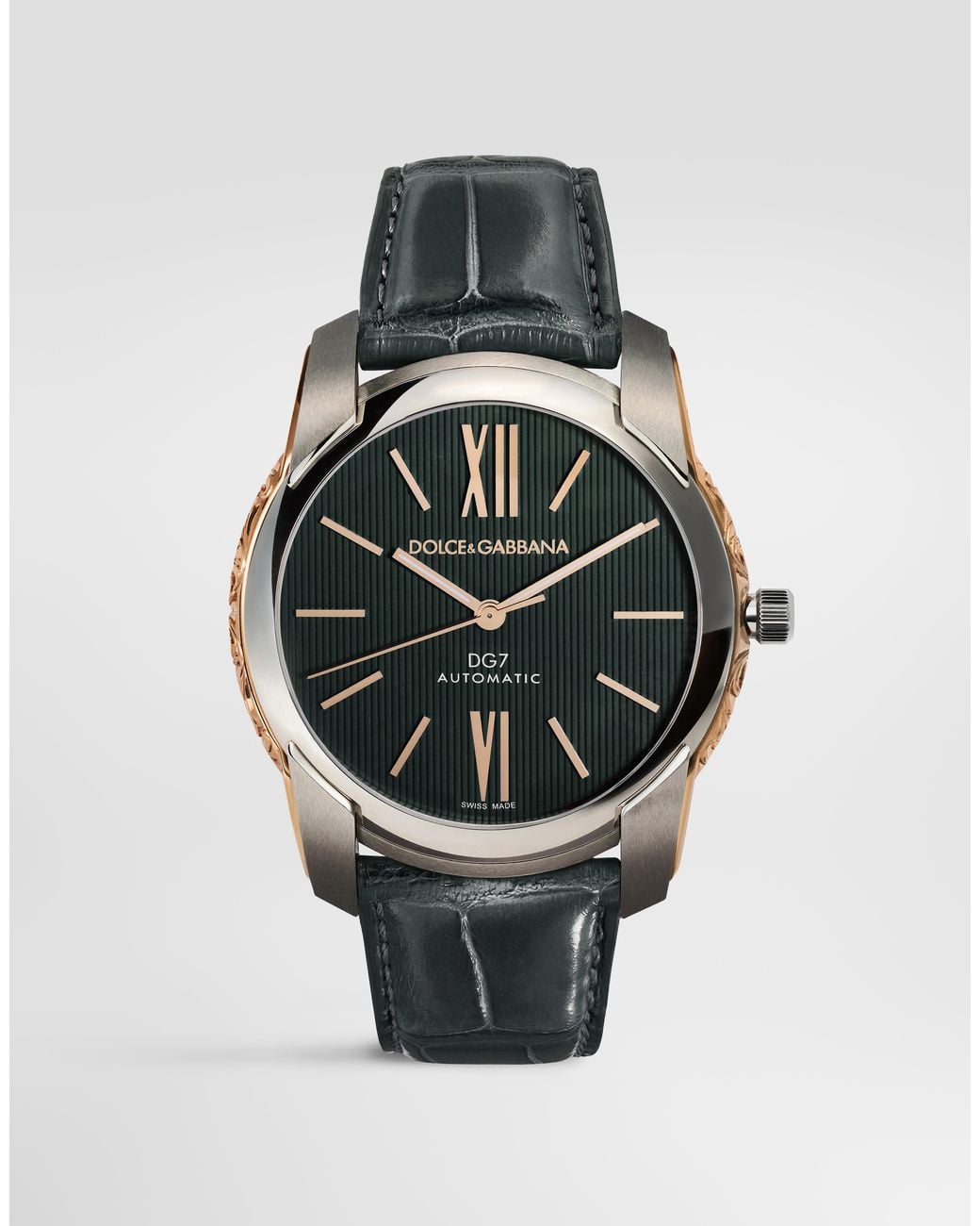 Dolce & Gabbana Gray Dg7 Gattopardo Watch for men