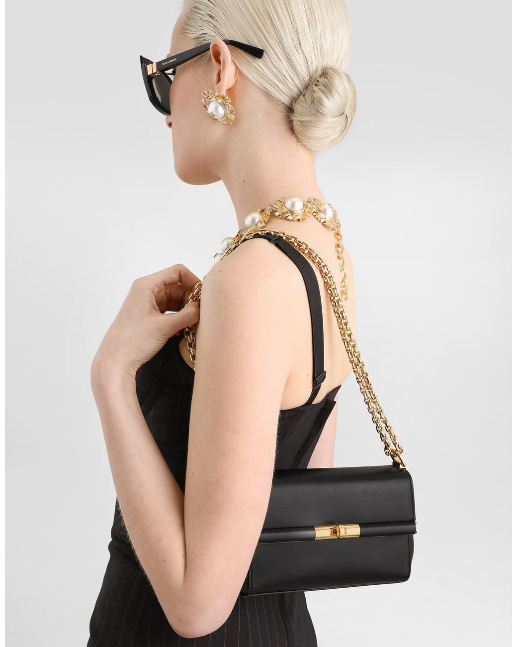 Dolce & Gabbana White Borsaspalla-Tracolla