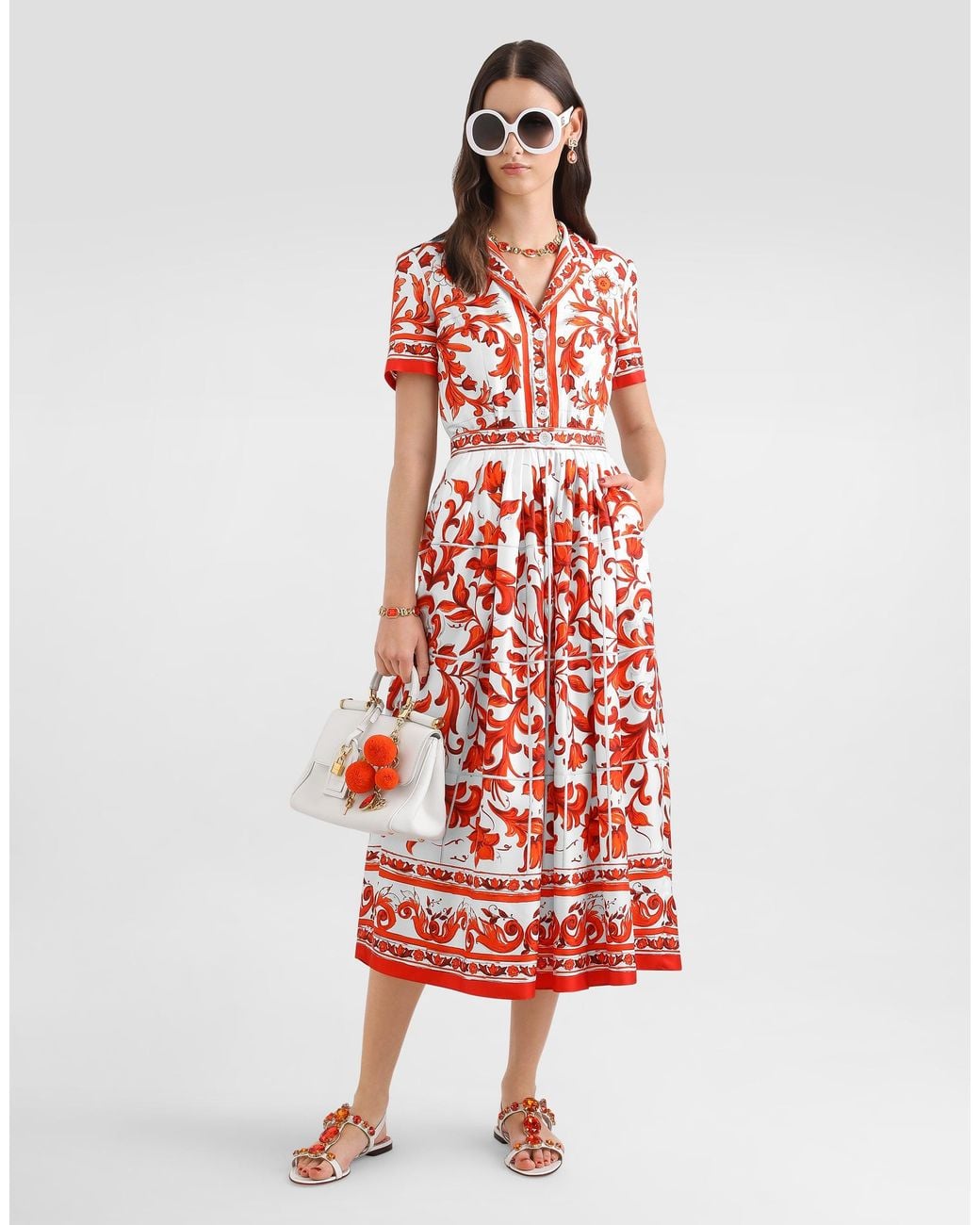 Dolce & Gabbana Red Abito
