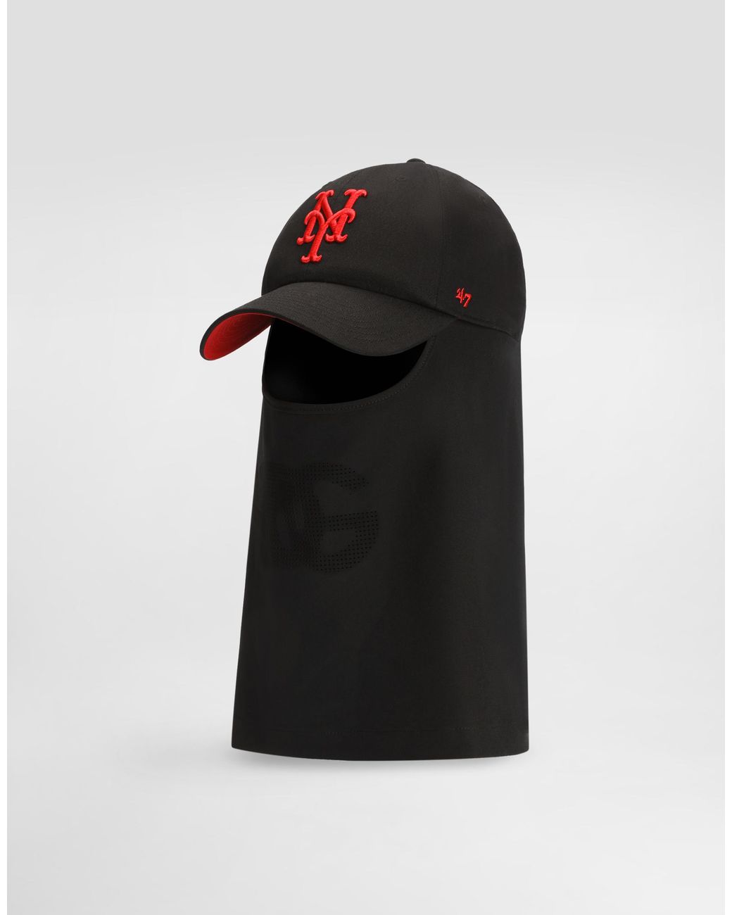Dolce & Gabbana Black X '47 New York Mets Drill Balaclava for men