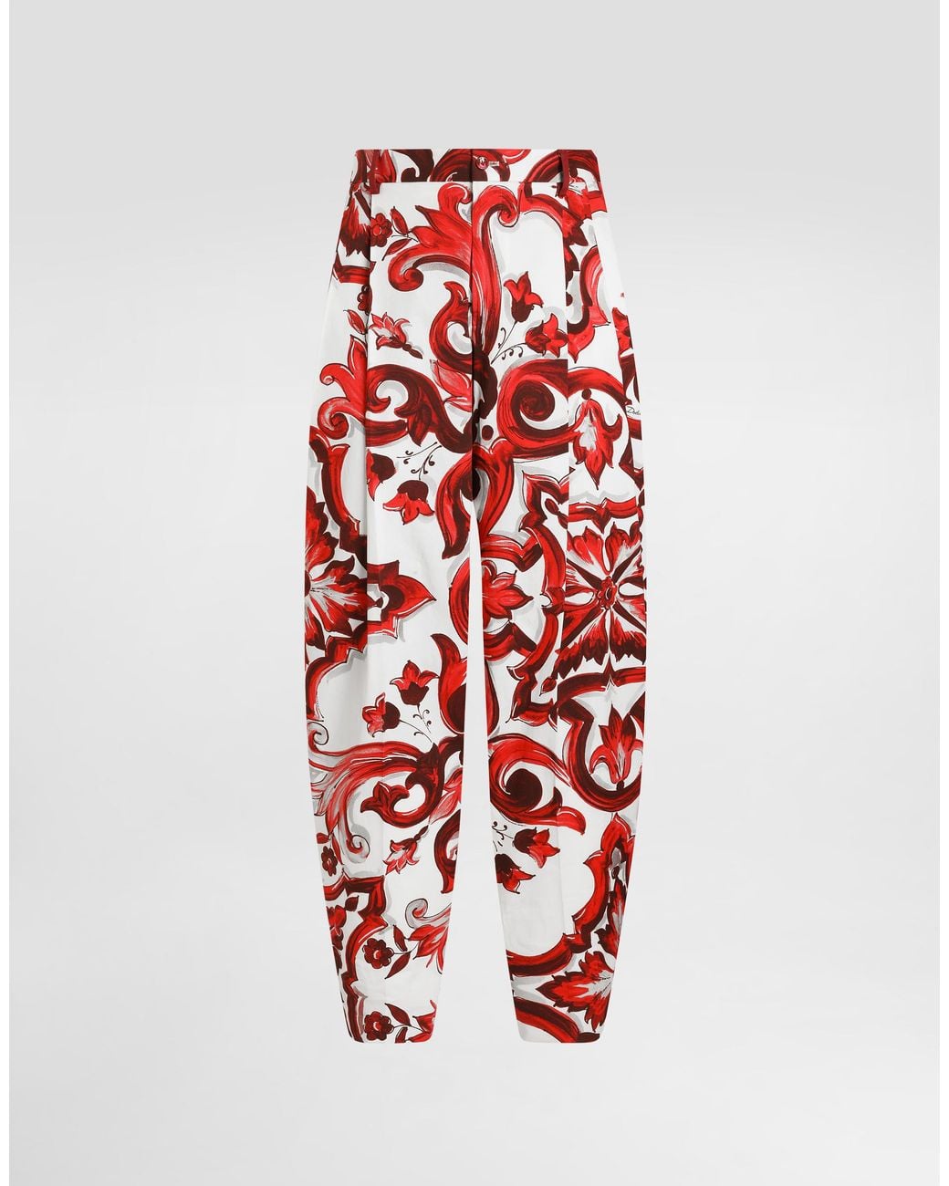 Dolce & Gabbana Red Pantalone for men