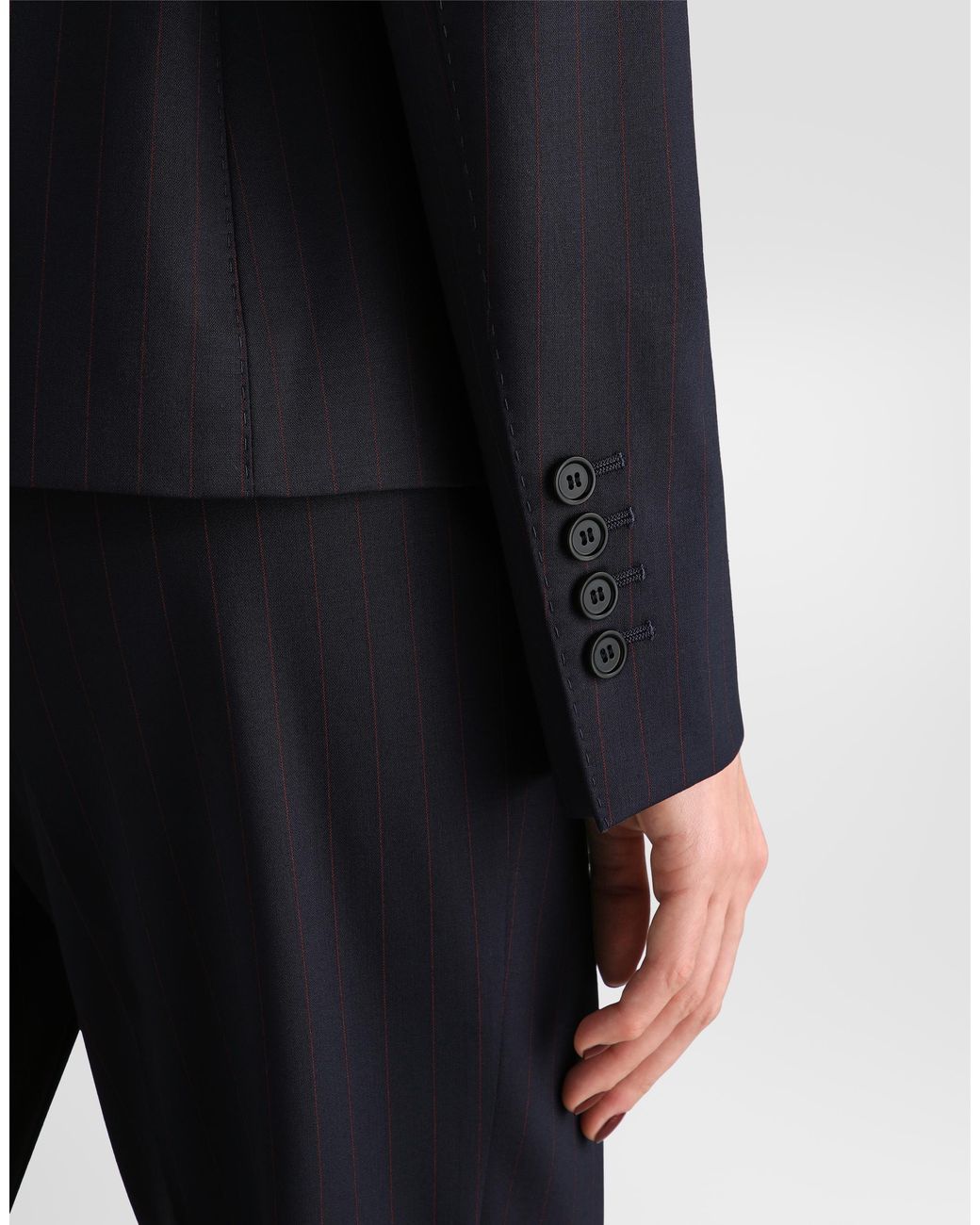 Dolce & Gabbana Blue Turlington Double-Breasted Jacket