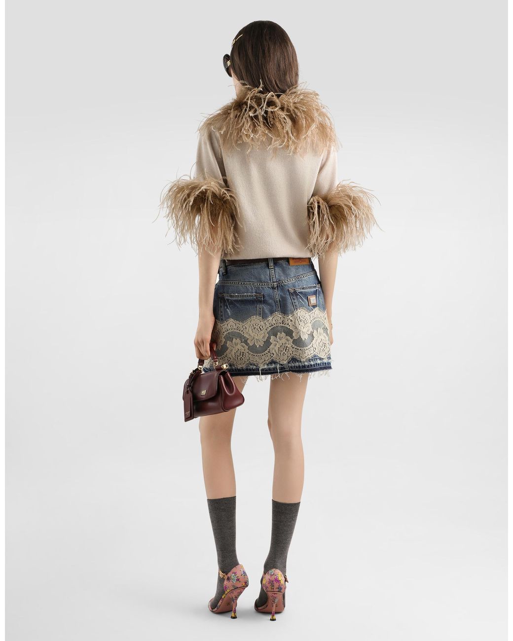 Dolce & Gabbana Natural Cashmere Pullover