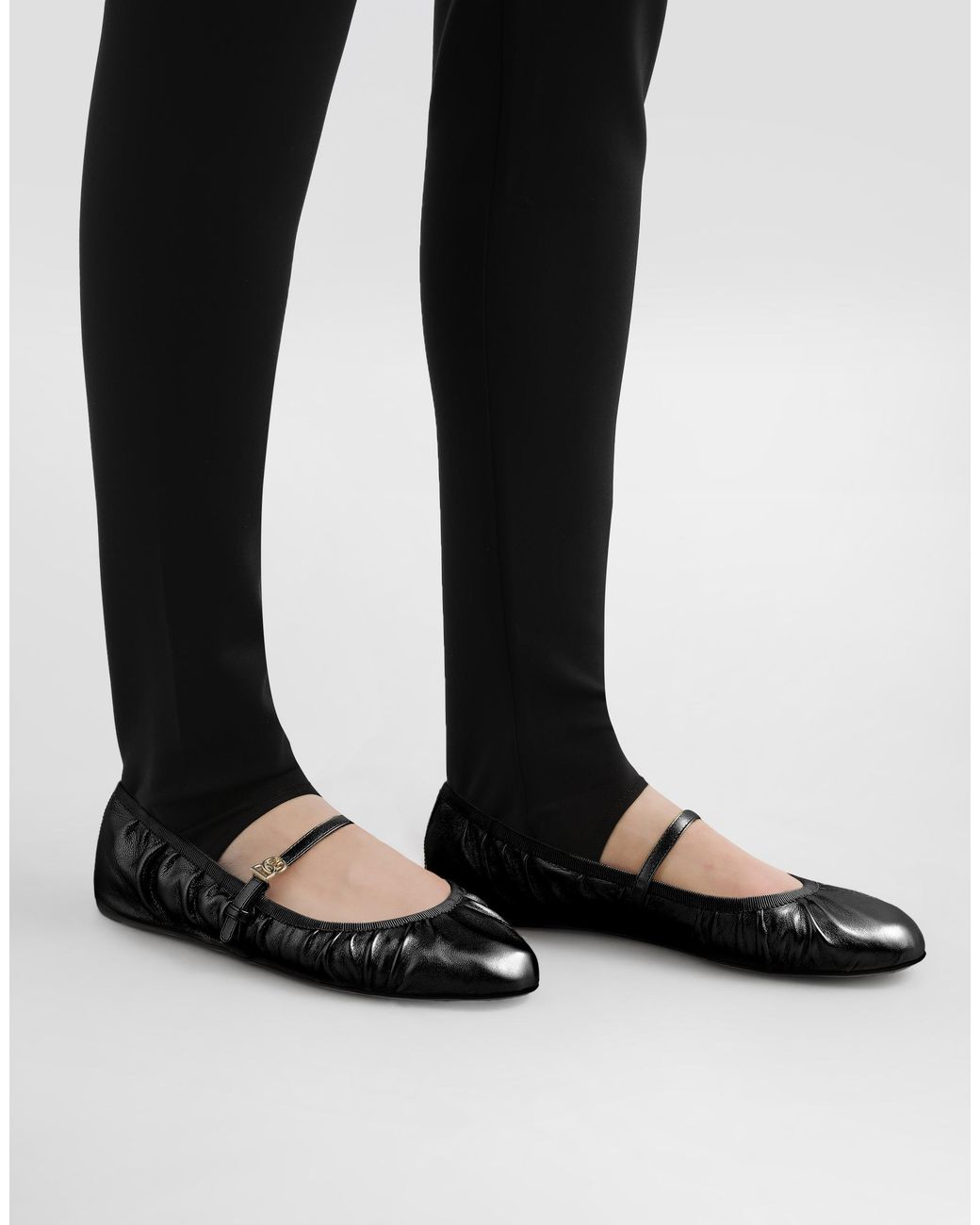 Dolce & Gabbana Black Skinny High-Waisted Trousers