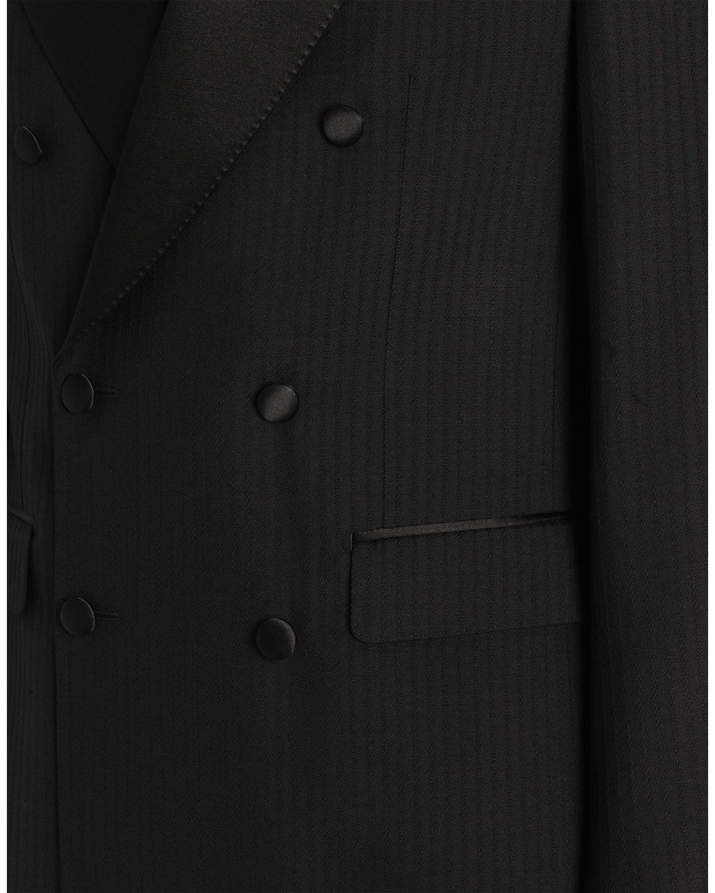 Dolce & Gabbana Black Double-Breasted Sicilia Light Jacket for men