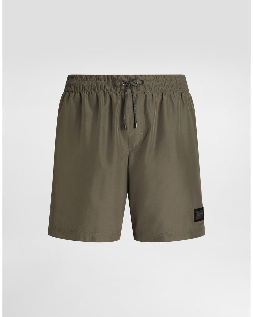 Dolce & Gabbana Green Medium Swim Boxer Shorts for men