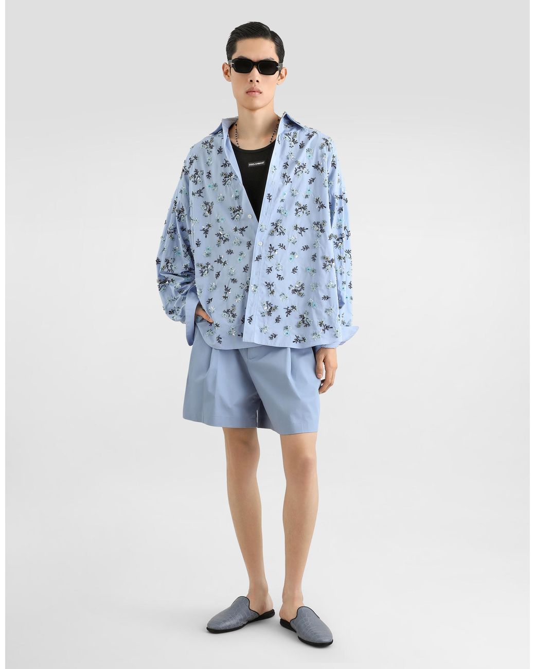 Dolce & Gabbana Blue Camicia for men