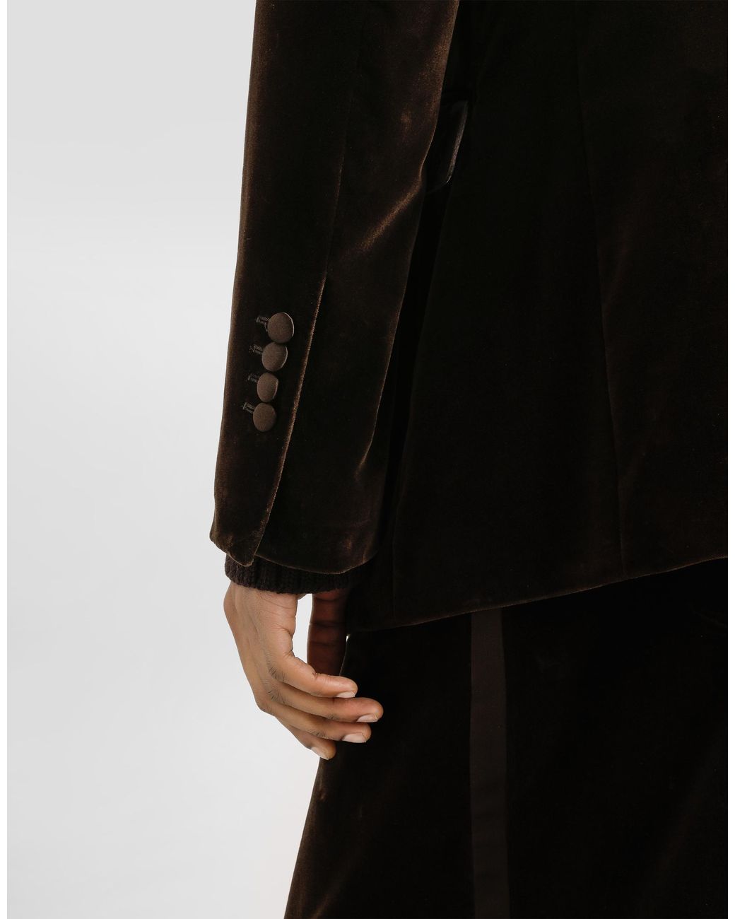 Dolce & Gabbana Black Single-Breasted Jacket for men