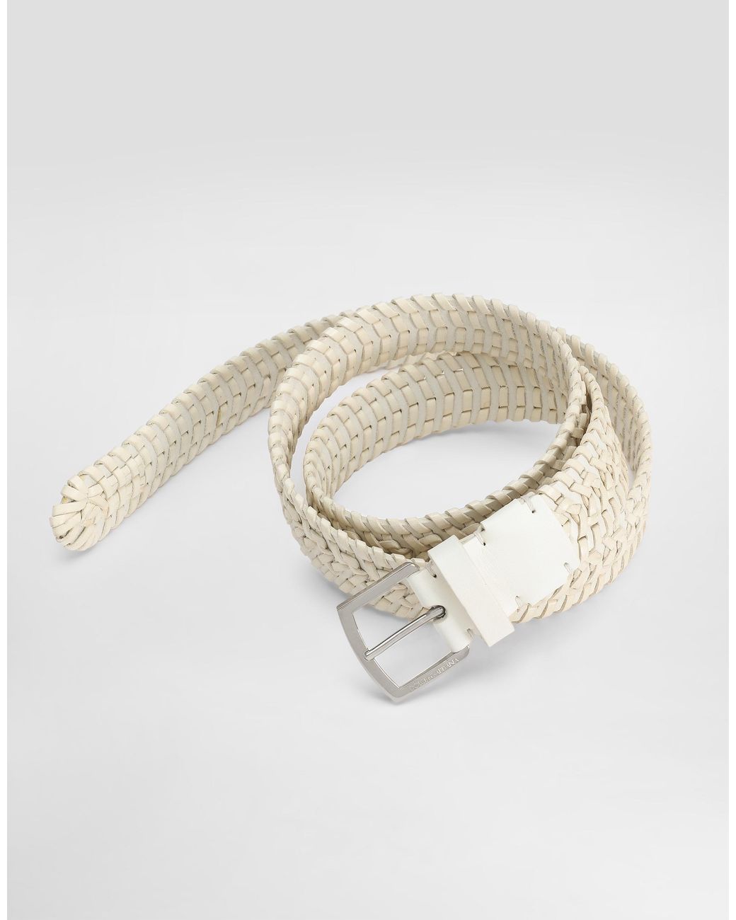 Dolce & Gabbana Natural Calfskin Belt for men