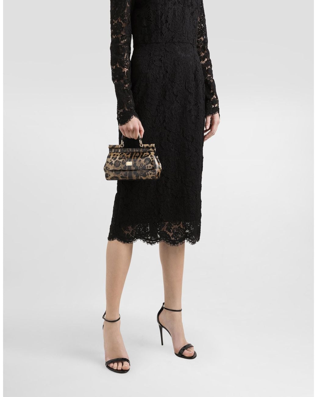 KIM DOLCE&GABBANA Borsa a mano Sicily piccola di Dolce & Gabbana in Multicolor