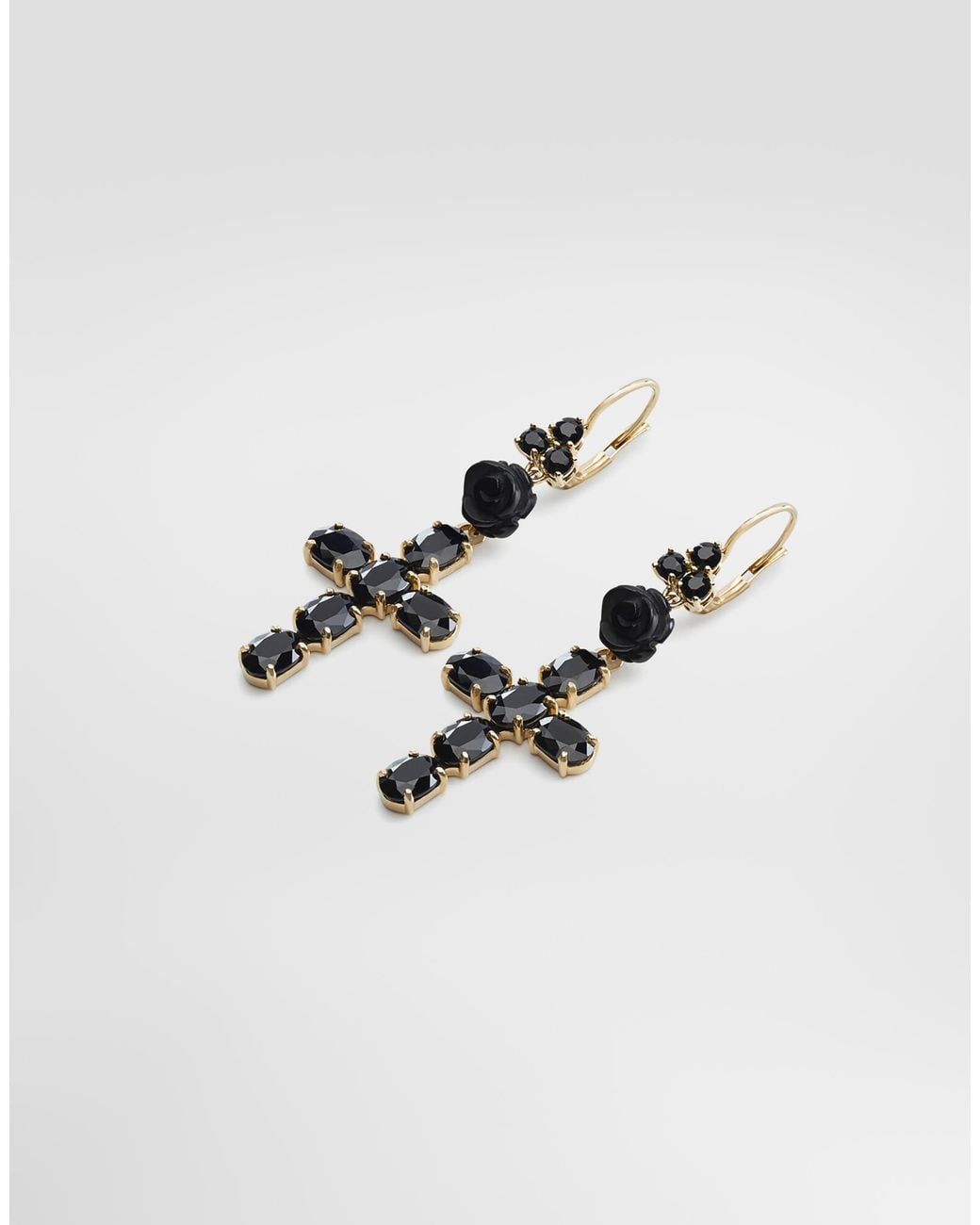 Dolce & Gabbana Multicolor Devotion Earrings 18 Carat, Diamonds And Pearls