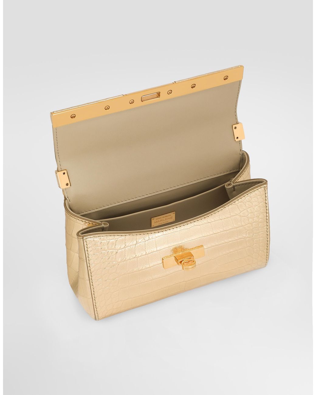 Dolce & Gabbana Natural Mini Marlene City Bag