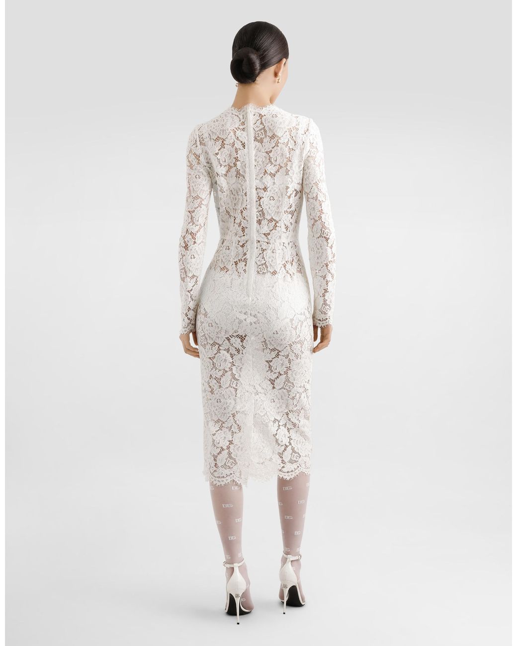 Dolce & Gabbana White Abito