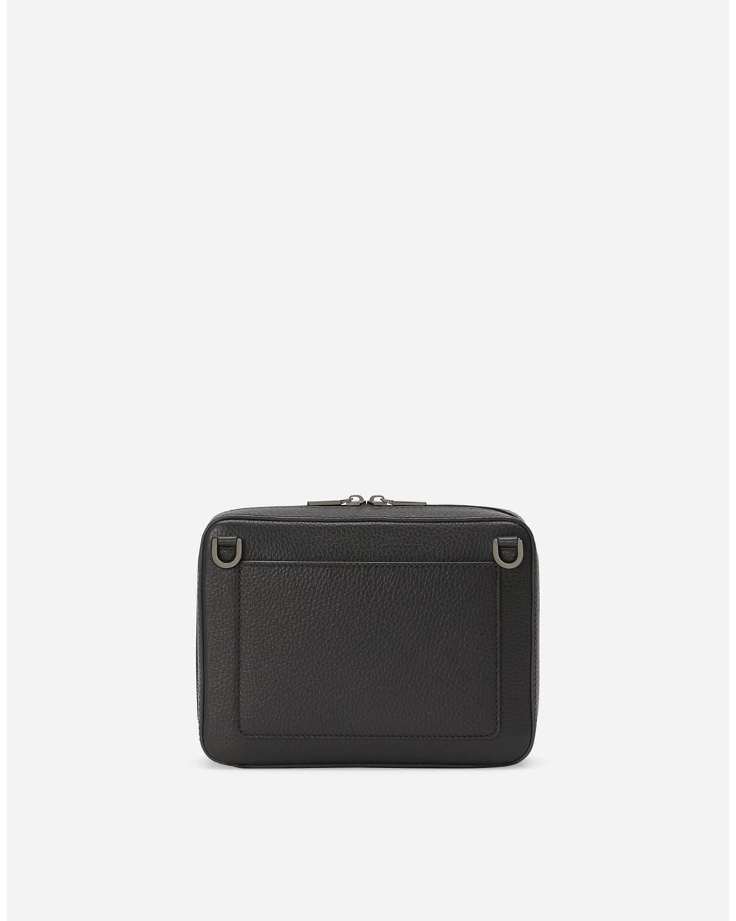 Dolce & Gabbana Black Medium Dg Logo Camera Bag for men