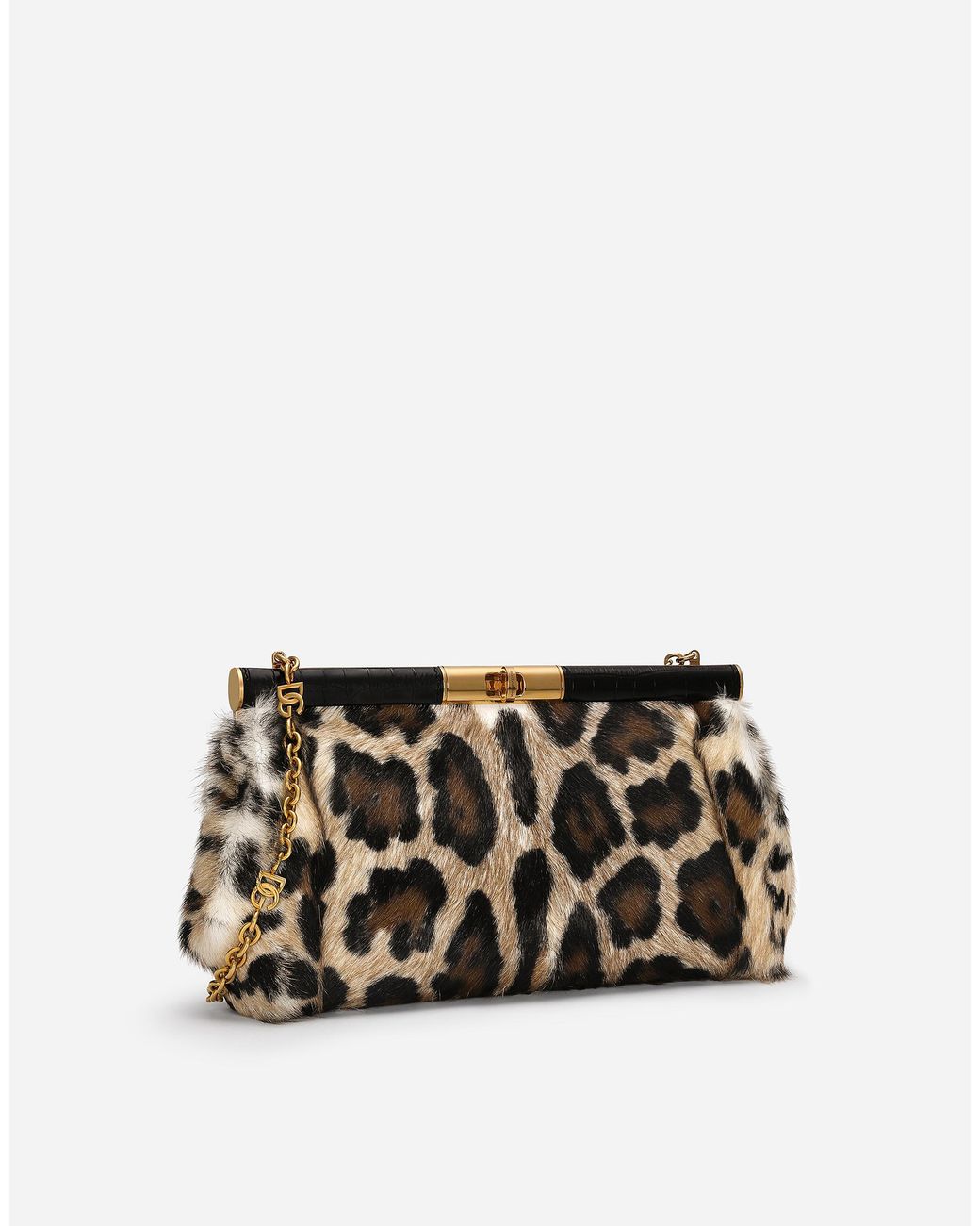 Dolce & Gabbana Natural Large Marlene Shoulder Bag