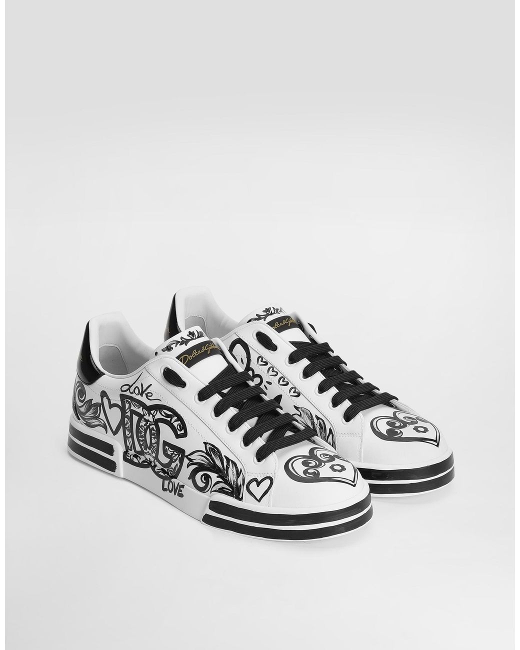 Dolce & Gabbana White Sneaker Bassa